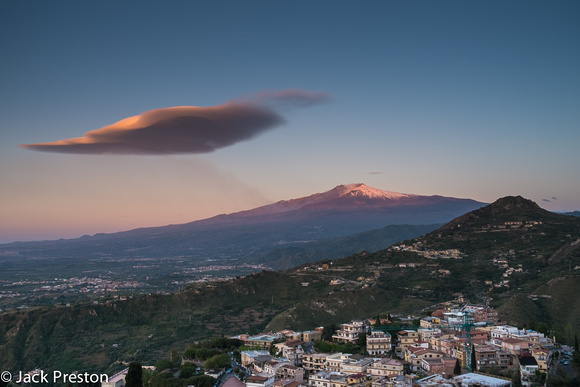 We say goodbye to Mt Etna