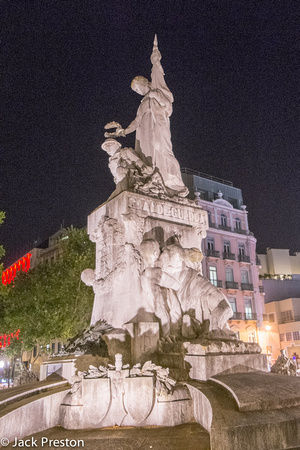 Lisbon - WW 1 statue near our hotel